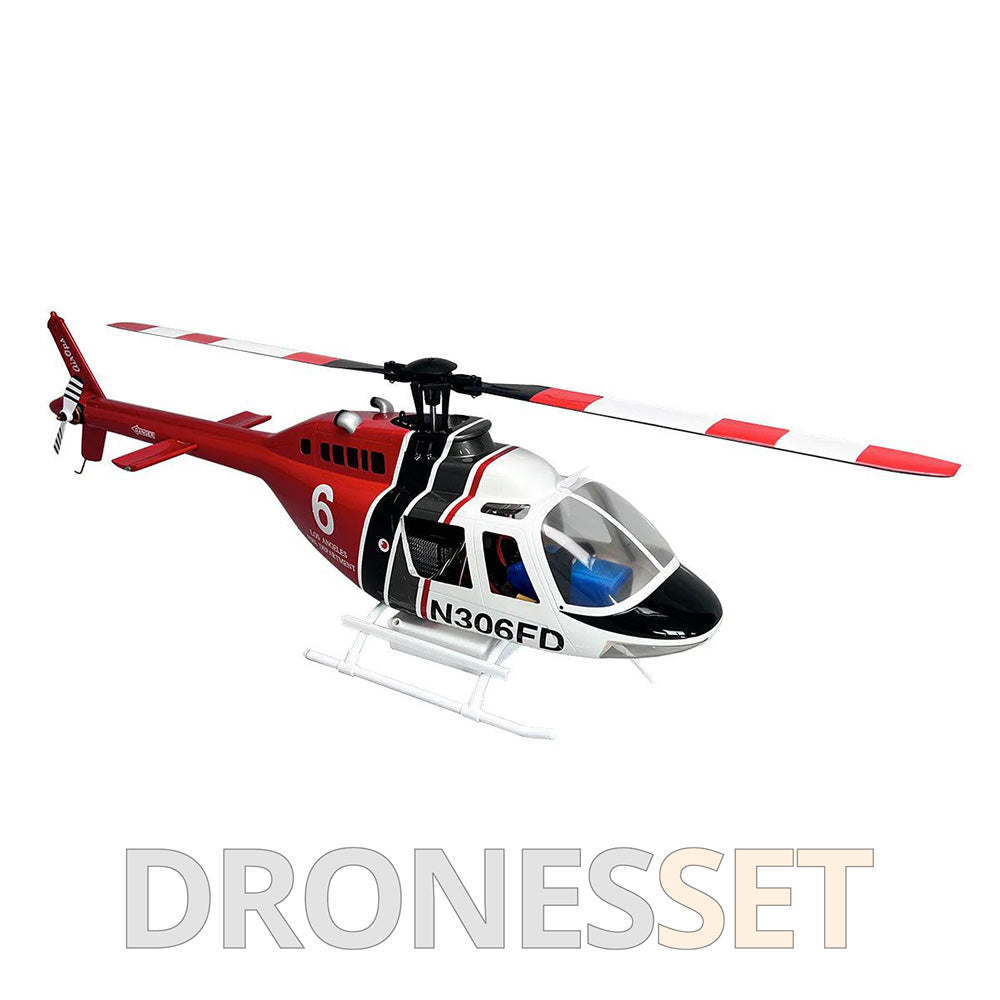ROBAN 470 Class Bell-206 RC Helicopter GPS Mode PNP/RTF Version LED Lighting System with Water Tank