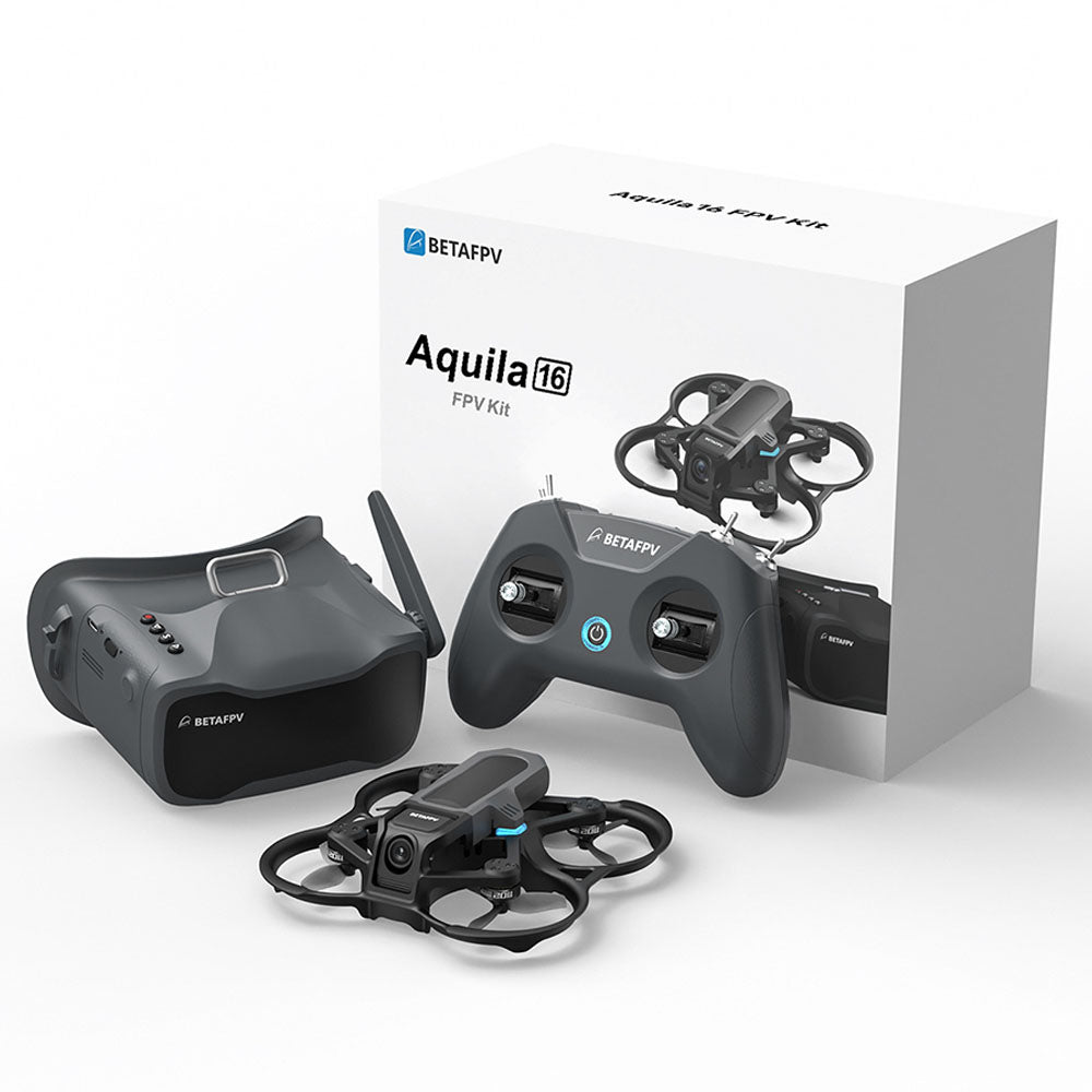 US Warehouse BETAFPV Aquila16 FPV Kit Brushless FPV Drone VR03 Goggles Literadio 2 SE ELRS V3.0 2.4G FPV Quadcopter