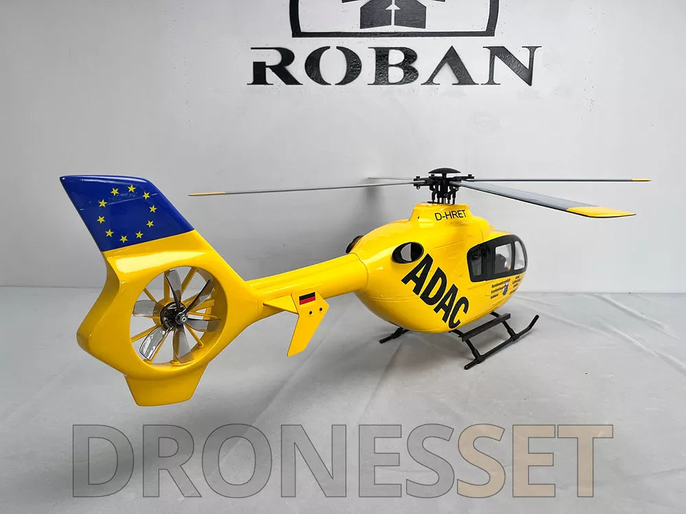 ROBAN EC135 ADAC 450 Class RC Helicopter 4 blades 2.4G 11CH GPS Stabilized Flybarless PNP/RTF With X2 Flight Controller