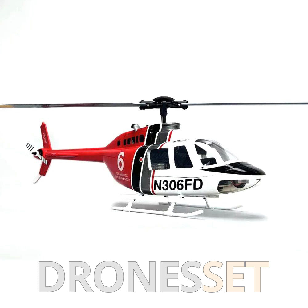 ROBAN Bell-206 450 Class RC Helicopter 2.4G 11CH GPS Stabilized Scale Flybarless PNP/RTF With X1 Flight Controller