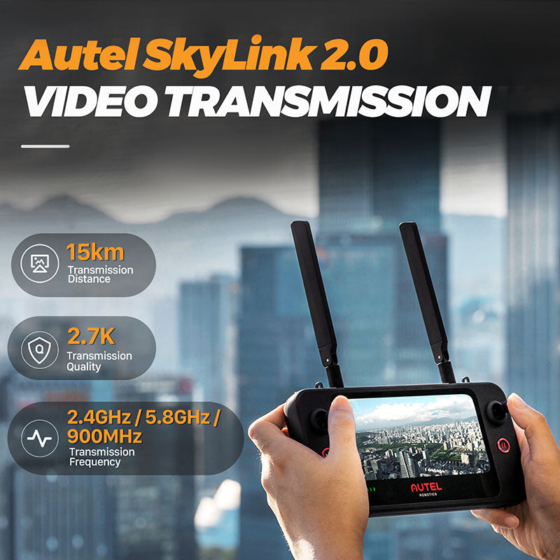 Autel Robotics EVO II Dual 640T V3 Rugged Bundle 640x512 Infrared Thermal Imaging Camera 0.8' CMOS & 8K Camera Professional Quadcopter