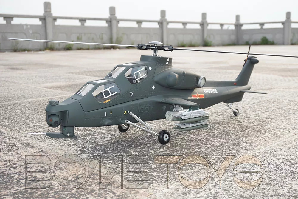 ROBAN CAIC Z-10 470 Class 4-Blade RC Helicopter GPS X2 Flight Control LED Lighting System PNP/RTF Version Helicopter