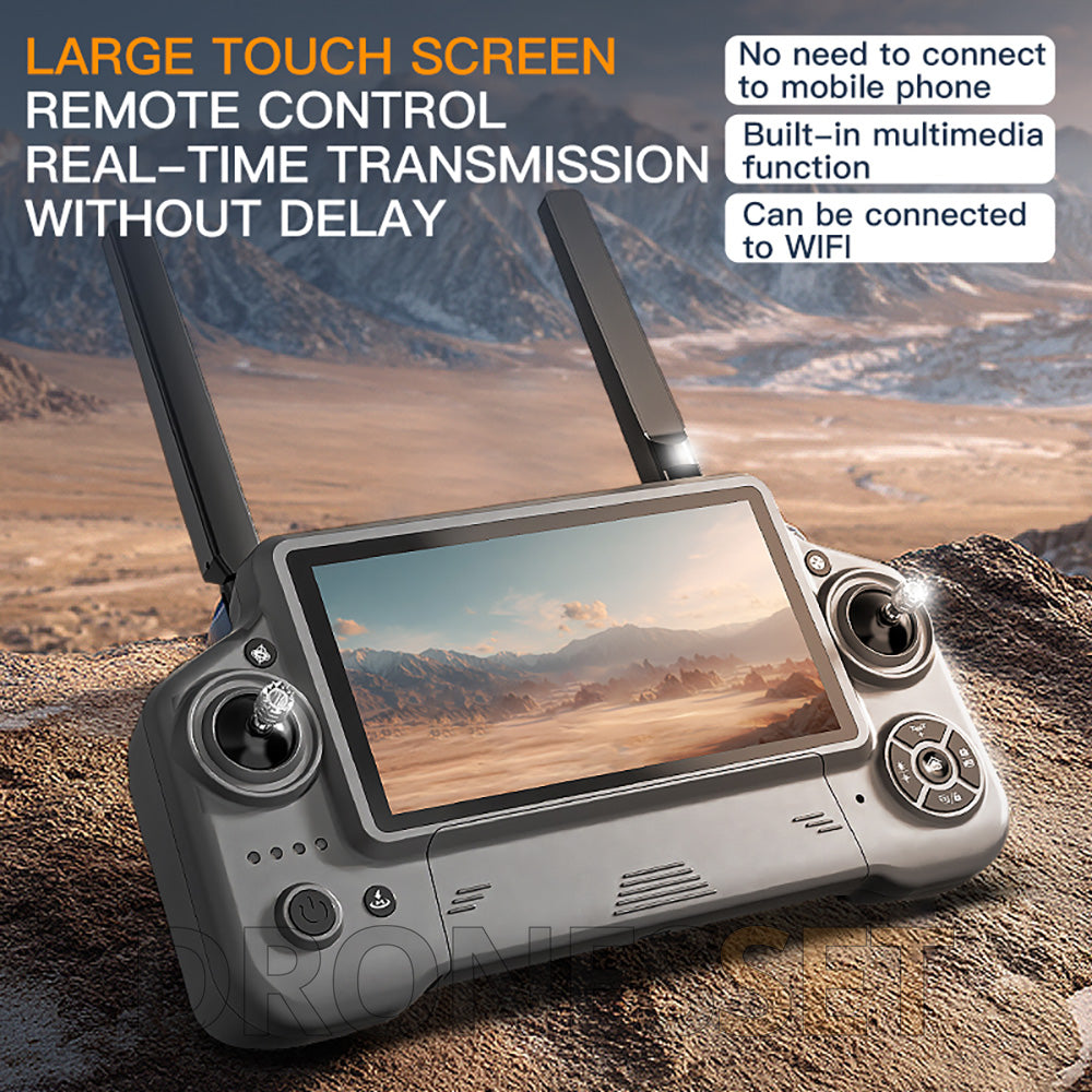 KF100 4K Drone 3-Axis Gimbal EIS Camera Large size Intelligent Obstacle Avoidance 10KM 5G GPS Quadcopter with Screen Remote control