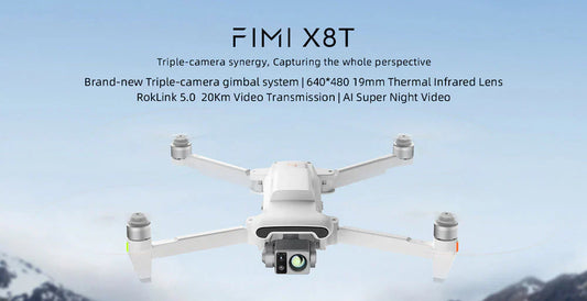 FIMI X8T Infrared Thermal Imaging Drone: The Perfect Alternative to DJI Drones with a Triple-Camera System