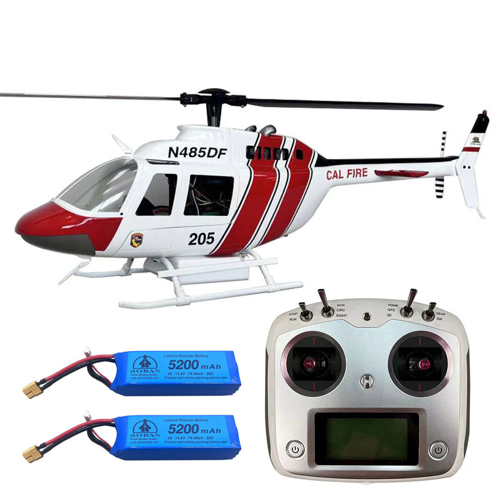 ROBAN 470 Class Bell-206 RC Helicopter GPS Mode PNP/RTF Version LED Lighting System with Water Tank
