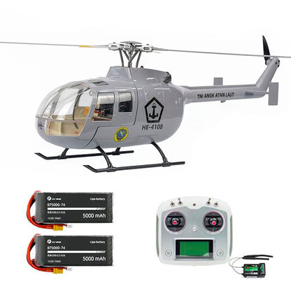 FLYWING BO-105 Universal RC Helicopter 470L Class 6CH Brushless GPS Stabilized Altitude Hold RC Helicopter H1 Flight Controller