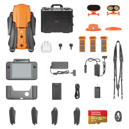 Autel Robotics EVO II Dual 640T V3 Rugged Bundle 640x512 Infrared Thermal Imaging Camera 0.8' CMOS & 8K Camera Professional Quadcopter