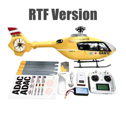 ROBAN EC135 ÖAMTC 450 Class RC Helicopter 4 blades 2.4G 11CH GPS Stabilized Flybarless PNP/RTF With X2 Flight Controller