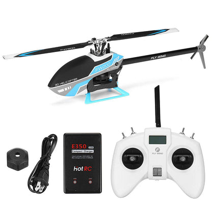FLYWING FW200 RC Helicopter 6CH 3D Acrobatics GPS Altitude Hold One-key Return APP Adjust RTF With H1 V2 Flight Control System