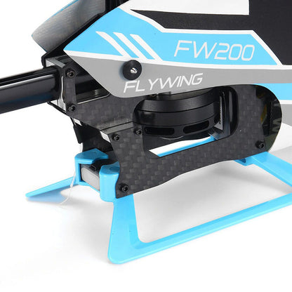 FLYWING FW200 RC Helicopter 6CH 3D Acrobatics GPS Altitude Hold One-key Return APP Adjust RTF With H1 V2 Flight Control System