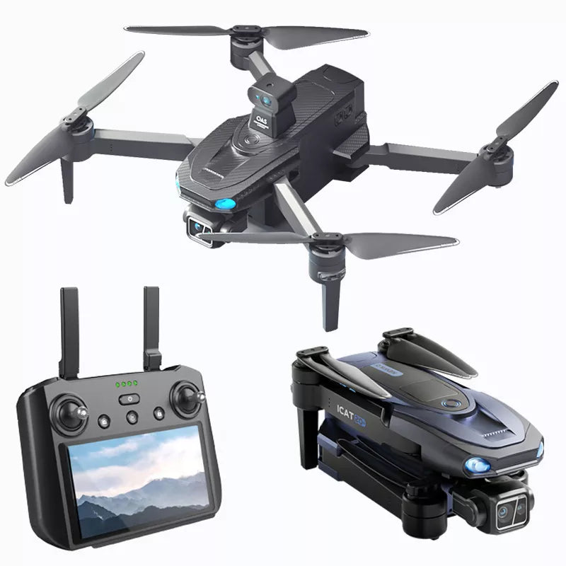 SMRC S840 PRO 8K Drone Carbon Fiber 3-Axis Gimbal EIS Camera Intelligent Obstacle Avoidance 5G GPS Quadcopter with Screen Remote Control