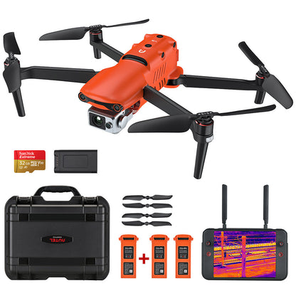 Autel Robotics EVO II Dual 640T V3 Rugged Bundle 640x512 Infrared Thermal Imaging Camera 0.8' CMOS & 8K Camera Professional Quadcopter