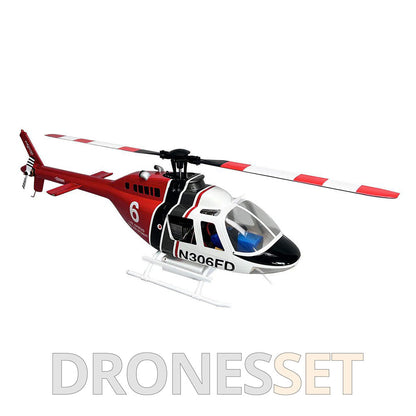 ROBAN 470 Class Bell-206 RC Helicopter GPS Mode PNP/RTF Version LED Lighting System with Water Tank