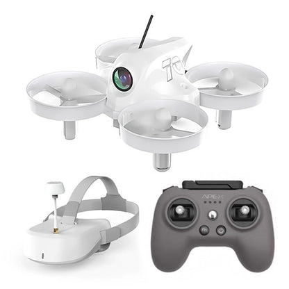 APEX FPV Drone 4.0 Upgraded Head Tracking Mode Mini FPV Racing Drone Set 5.8G Real-Time Image Transmission Super-Wide with Camera FPV Goggles