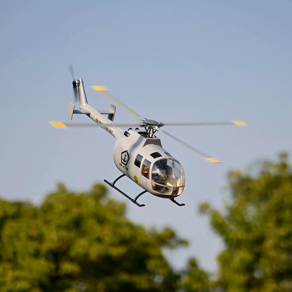 FLYWING BO-105 Universal RC Helicopter 470L Class 6CH Brushless GPS Stabilized Altitude Hold RC Helicopter H1 Flight Controller