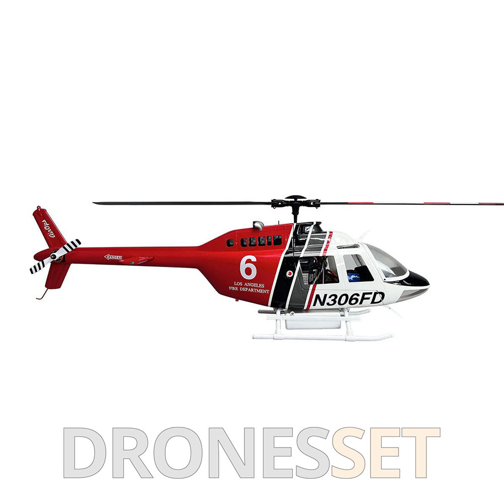 ROBAN 470 Class Bell-206 RC Helicopter GPS Mode PNP/RTF Version LED Lighting System with Water Tank