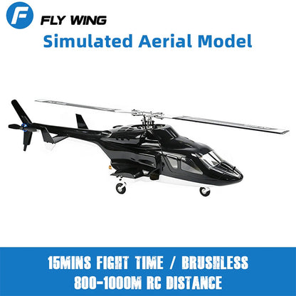 FLYWING Airwolf Helicopter FW450 V2.5 6CH Scale RC Helicopter PNP/RTF Version