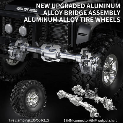 MJX Hyper Go H8H+ V2 Upgrade RC Car 1/8 2.4G Professional Crawler Off Road Vehicle With Front Rear Diff Lock