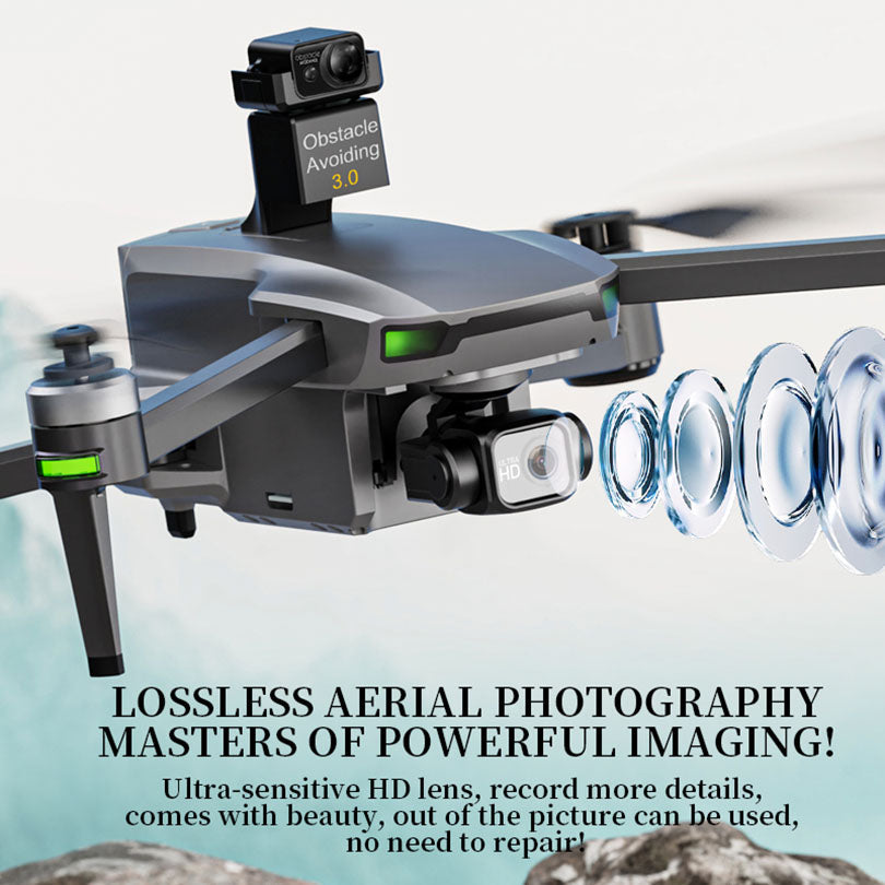 XMR/C M9 MAX 4K Drone 3-axis Gimbal Brushless Motor GPS 5G Obstacle Avoidance Quadcopter Optional Screen Remote Control