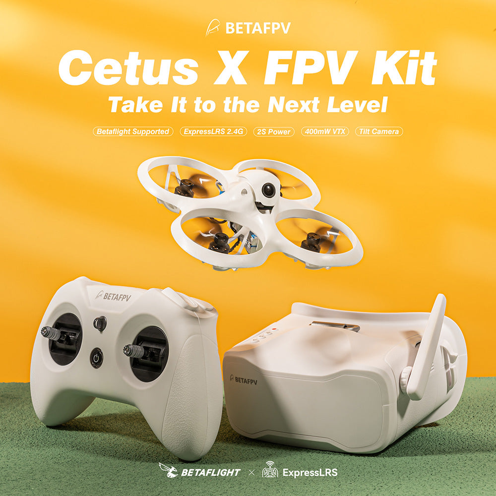 US Warehouse BETAFPV Cetus X FPV Kit Brushless FPV Drone ELRS 2.4G / Frsky FC Indoor Racing FPV Quadcopter