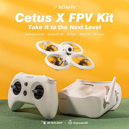 US Warehouse BETAFPV Cetus X FPV Kit Brushless FPV Drone ELRS 2.4G / Frsky FC Indoor Racing FPV Quadcopter