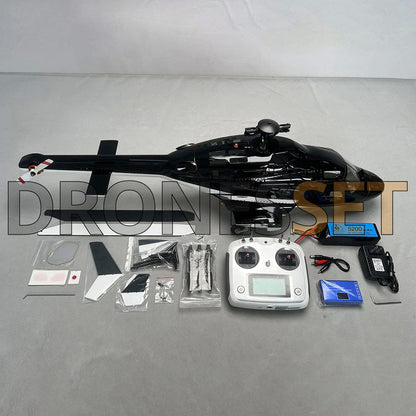 ROBAN Airwolf Helicopter 470L Class GPS Mode X2 Flight Control System LED Lighting System RC Helicopter