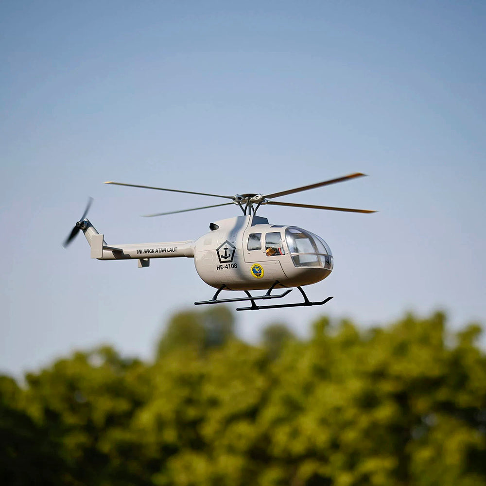 FLYWING BO-105 Universal RC Helicopter 470L Class 6CH Brushless GPS Stabilized Altitude Hold RC Helicopter H1 Flight Controller