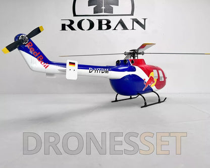 ROBAN BO-105 450 Class RC Helicopter 4-Blade 2.4G 11CH GPS Stabilized PNP/RTF With X2 Flight Controller
