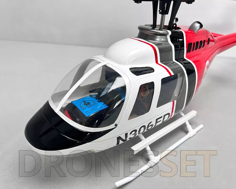 ROBAN Bell-206 450 Class RC Helicopter 2.4G 11CH GPS Stabilized Scale Flybarless PNP/RTF With X1 Flight Controller