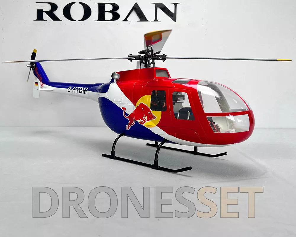 ROBAN BO-105 450 Class RC Helicopter 4-Blade 2.4G 11CH GPS Stabilized PNP/RTF With X2 Flight Controller