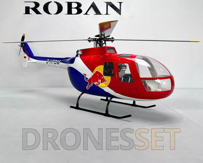 ROBAN BO-105 450 Class RC Helicopter 4-Blade 2.4G 11CH GPS Stabilized PNP/RTF With X2 Flight Controller