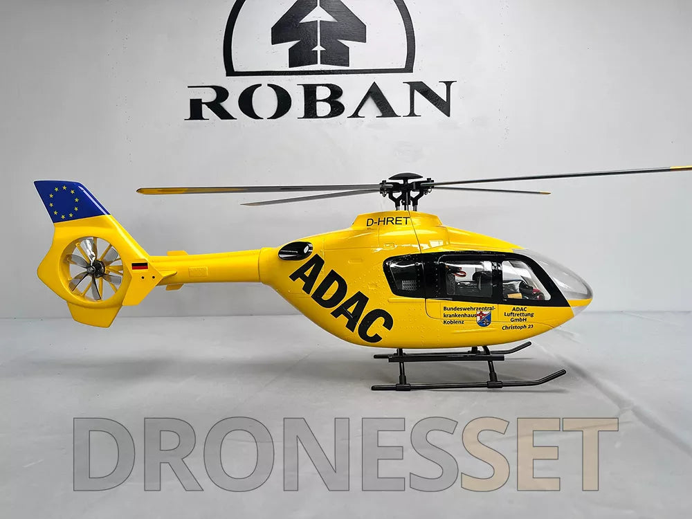 ROBAN EC135 ADAC 450 Class RC Helicopter 4 blades 2.4G 11CH GPS Stabilized Flybarless PNP/RTF With X2 Flight Controller