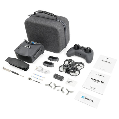 US Warehouse BETAFPV Aquila16 FPV Kit Brushless FPV Drone VR03 Goggles Literadio 2 SE ELRS V3.0 2.4G FPV Quadcopter