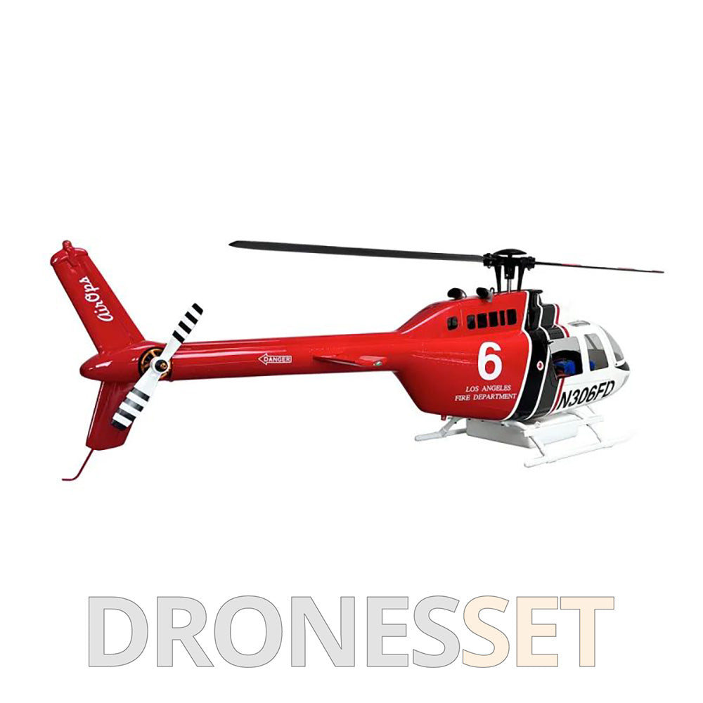 ROBAN 470 Class Bell-206 RC Helicopter GPS Mode PNP/RTF Version LED Lighting System with Water Tank