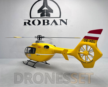 ROBAN EC135 ÖAMTC 450 Class RC Helicopter 4 blades 2.4G 11CH GPS Stabilized Flybarless PNP/RTF With X2 Flight Controller