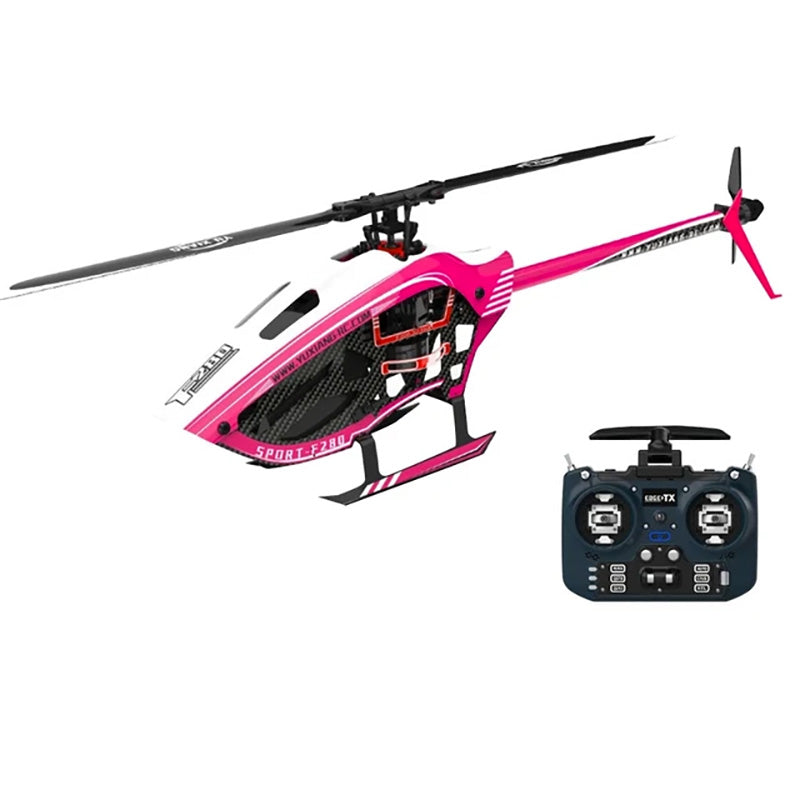 YXZNRC F280 6-Axis Gyro 3D6G Dual Brushless Direct Drive Motor Flybarless 2.4G 6CH RC Helicopter