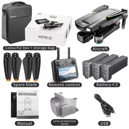 KF104 MAX 8K Drone 3-Axis Gimbal EIS Camera Intelligent Obstacle Avoidance 5G GPS Quadcopter with Screen Remote control