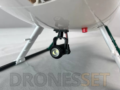 ROBAN 470 Class MD-500E Bird Helicopter GPS X2 Flight Control System LED Lighting System PNP/RTF Version RC Helicopter