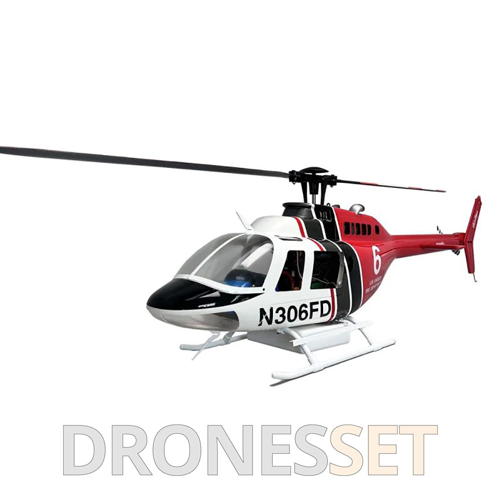 ROBAN 470 Class Bell-206 RC Helicopter GPS Mode PNP/RTF Version LED Lighting System with Water Tank