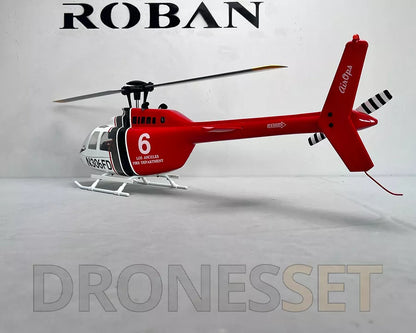 ROBAN Bell-206 450 Class RC Helicopter 2.4G 11CH GPS Stabilized Scale Flybarless PNP/RTF With X1 Flight Controller