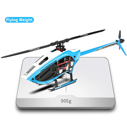 YXZNRC F280 6-Axis Gyro 3D6G Dual Brushless Direct Drive Motor Flybarless 2.4G 6CH RC Helicopter