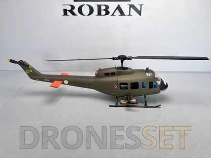 ROBAN 470 Class UH-1D RC Helicopter GPS X2 Flight Control System LED Lighting System PNP/RTF Version Helicopter