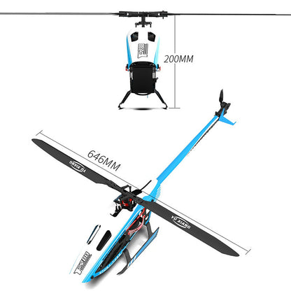 YXZNRC F280 6-Axis Gyro 3D6G Dual Brushless Direct Drive Motor Flybarless 2.4G 6CH RC Helicopter