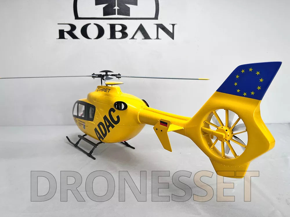 ROBAN EC135 ADAC 450 Class RC Helicopter 4 blades 2.4G 11CH GPS Stabilized Flybarless PNP/RTF With X2 Flight Controller