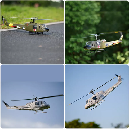 FLYWING UH1 V4 Huey Helicopter Upgrade Version 450L Class 6CH Brushless GPS Stabilized Altitude Hold RC Helicopter H1 Flight Controller