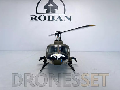 ROBAN 470 Class UH-1D RC Helicopter GPS X2 Flight Control System LED Lighting System PNP/RTF Version Helicopter