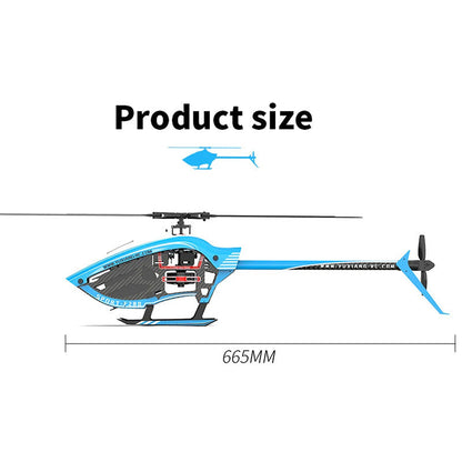 YXZNRC F280 6-Axis Gyro 3D6G Dual Brushless Direct Drive Motor Flybarless 2.4G 6CH RC Helicopter
