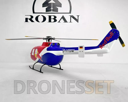 ROBAN BO-105 450 Class RC Helicopter 4-Blade 2.4G 11CH GPS Stabilized PNP/RTF With X2 Flight Controller
