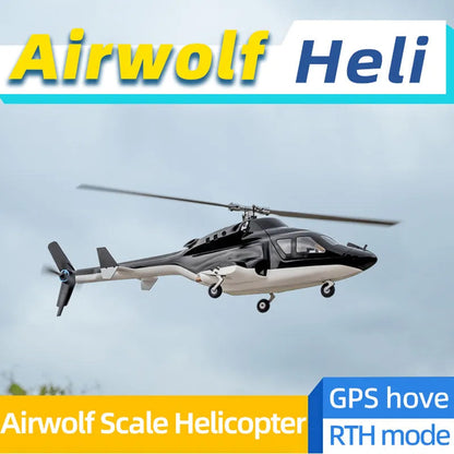 FLYWING Airwolf Helicopter FW450 V2.5 6CH Scale RC Helicopter PNP/RTF Version