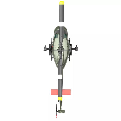 RCERA C032 UH-1 Huey RC Helicopter 1/48 6CH 6-axis Gyro Barometer Altitude Determination Optical Flow Positioning TOF Laser Radar Aerobatic Helicopter